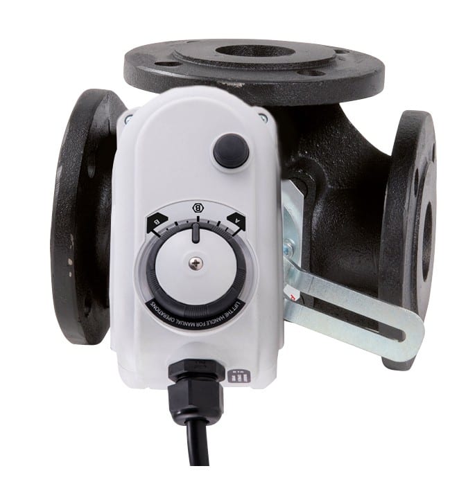Thermador - Servomoteur 230V 3 pts pr vanne à bride20 N.m 3 pts 120s rotation 90° et fdc