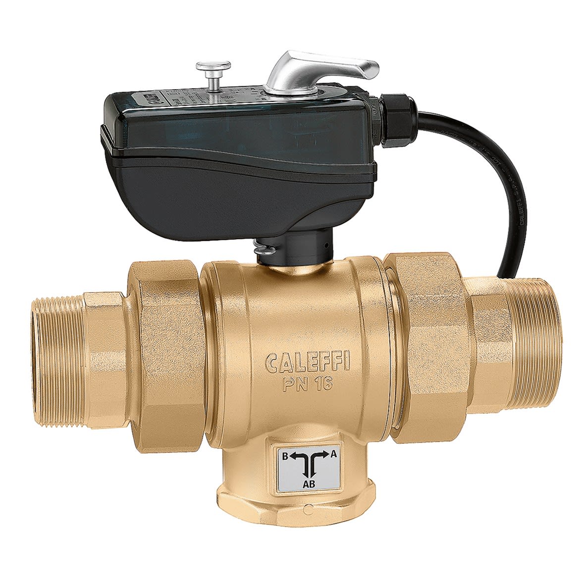 Thermador - Vanne à sphère directionnelle grand débit 3 voies 3/4"