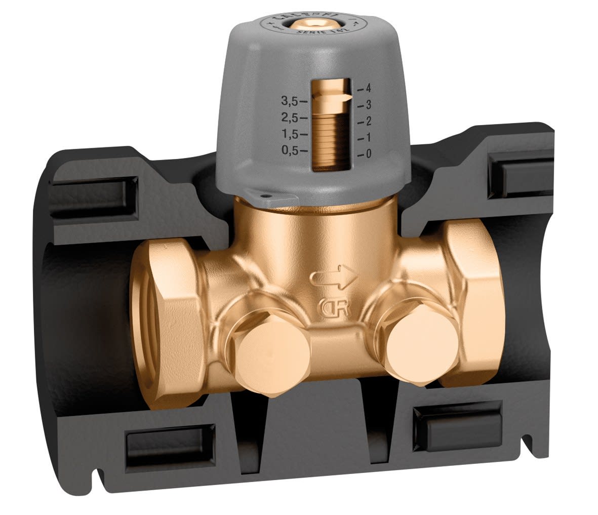 Thermador - Vanne Arret PréRéglage Aller 3/4"