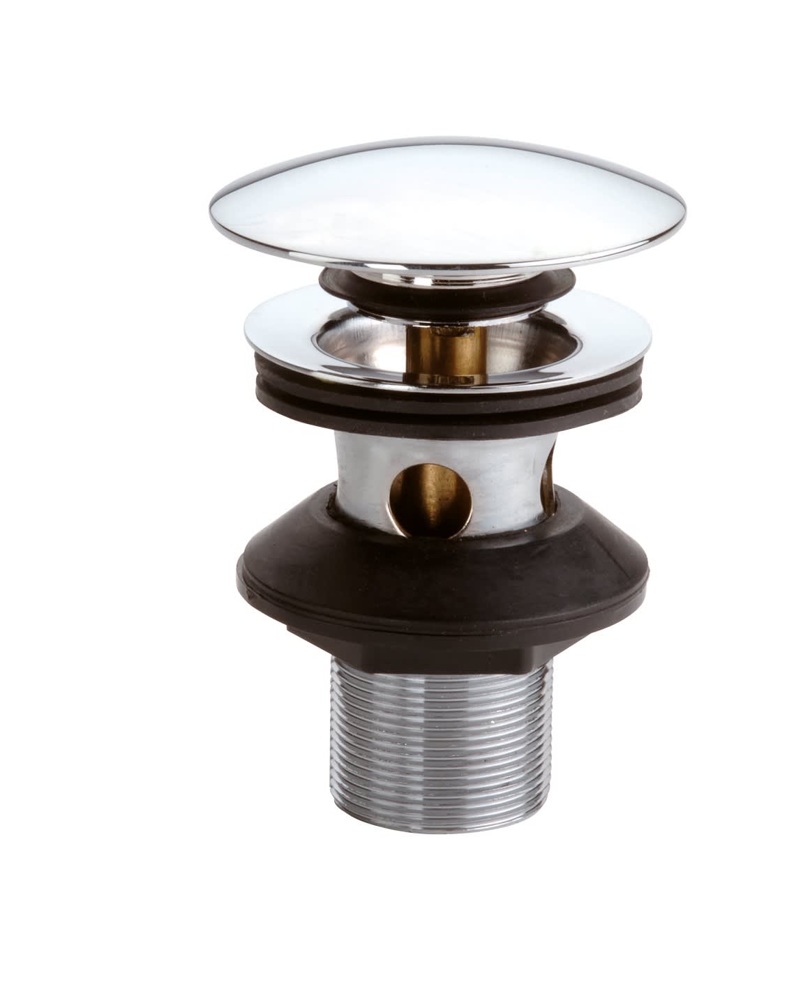 Thermador - Bonde clic-clac metal chromé avec lanterne / trop plein