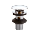 Thermador - Bonde clic-clac metal chromé avec lanterne / trop plein