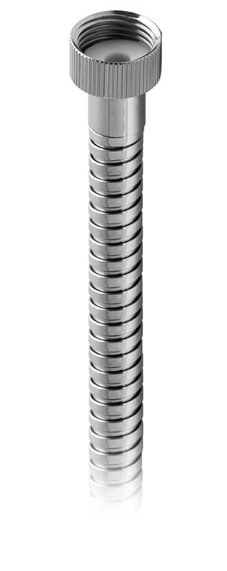 Thermador - Flexible de douche 150cm. PVC métallisé. Ecrou tournant/anti-torsion. Qualité NF