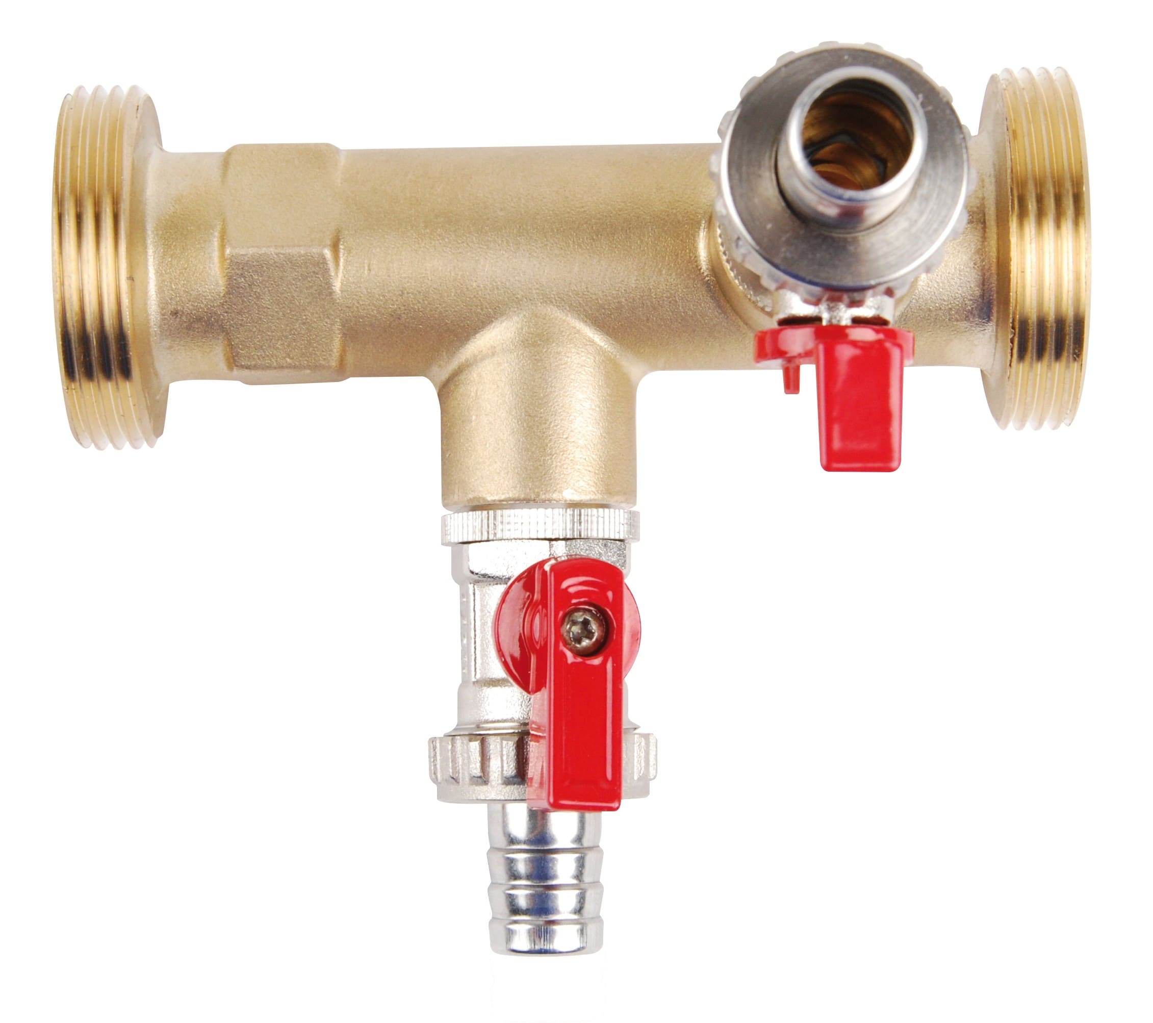 Thermador - Manchette de Rinçage entraxe 180 mmavec 2 Vannes + Tétine
