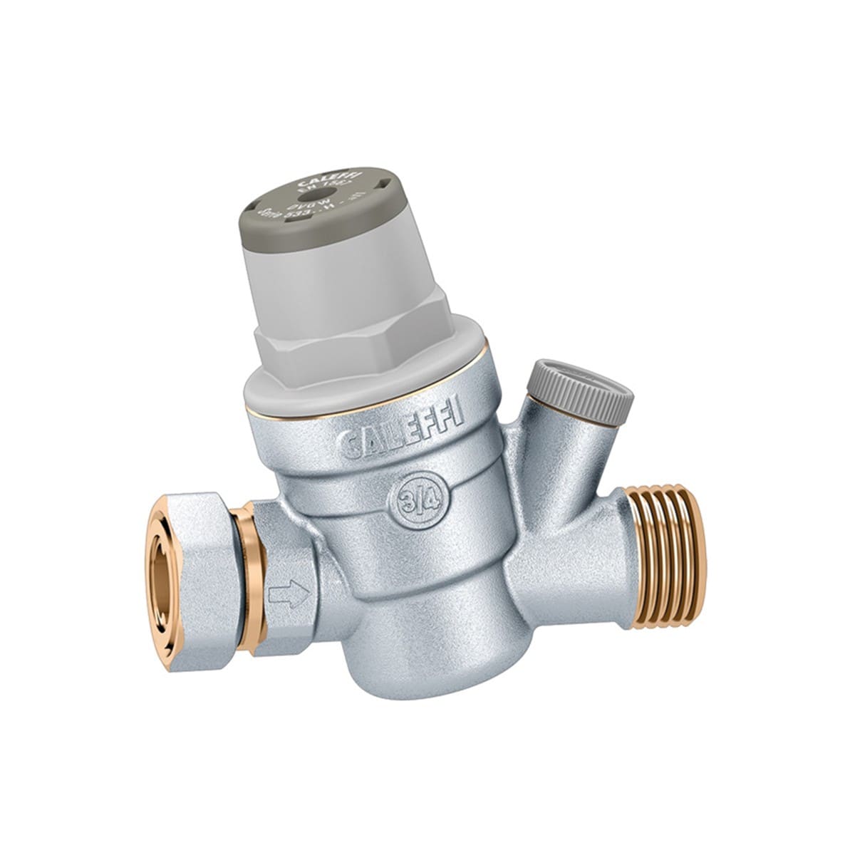 Thermador - Réducteur de pression 3/4" - Spécial Aval Compteur. Ecrou tournant. Eau chaude