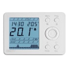 Thermador - Thermostat d'ambiance Hebdo à piles fil.Chauffage ou rafraichissement, filaire