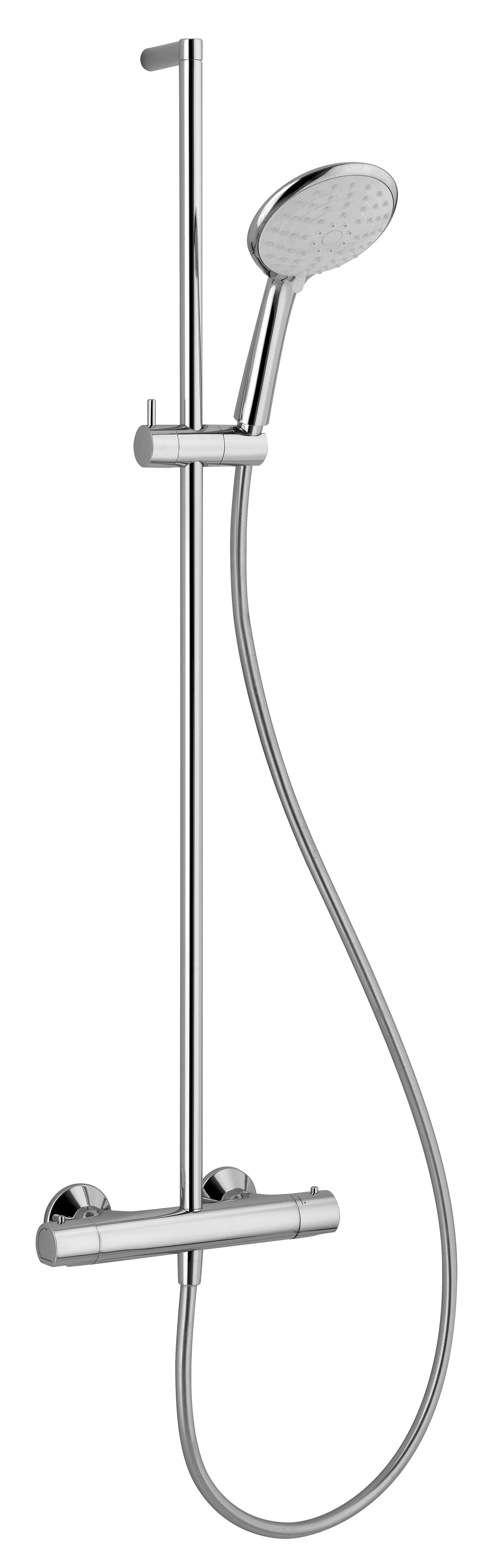 Thermador - Système de douche. Mitigeur thermostatique. Barre + douchette + flexible