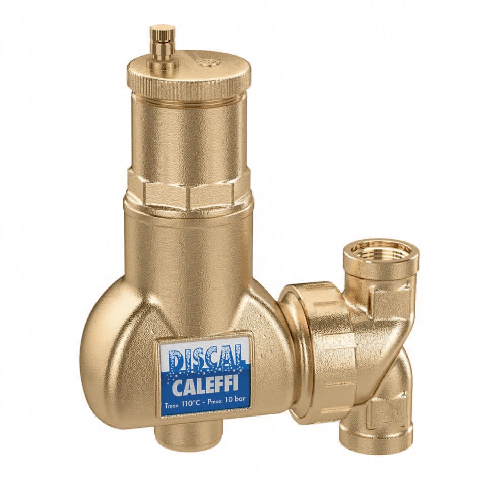 Thermador - Dégazeur DISCAL 1"F laiton ACS montage vertical et horizontal