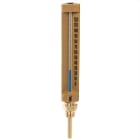 Thermador - Thermomètre Indus. Droit L.200 plongeur 63 composite en ABS plage 0/120°C