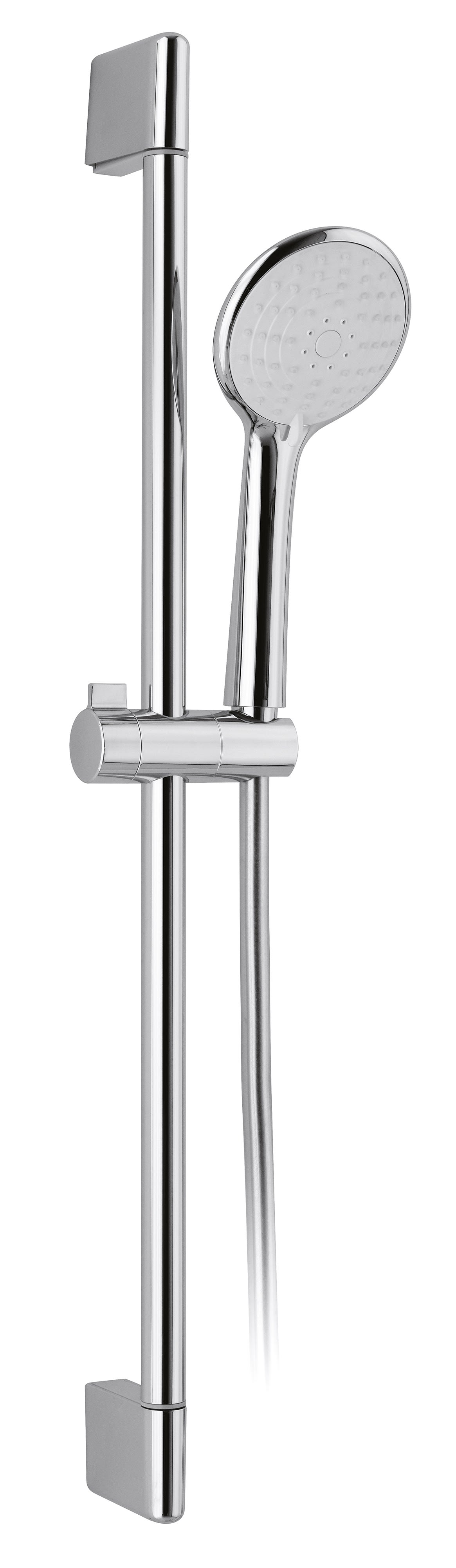 Thermador - Barre de douche avec support douchette coulissant. Hauteur 60cm. Douchette 3 jet