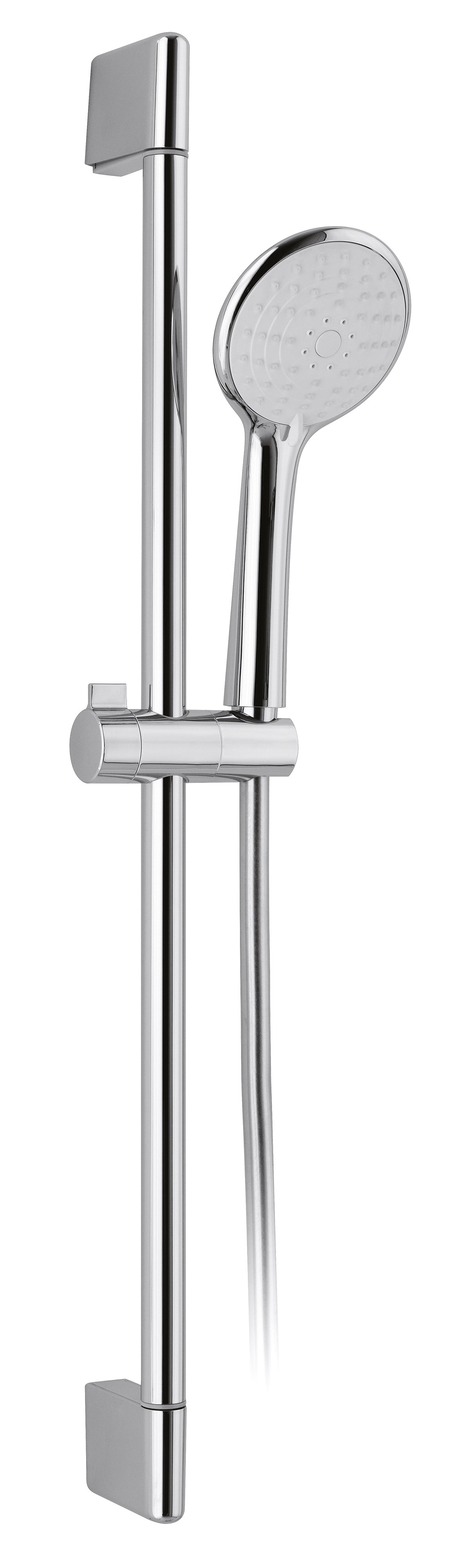 Thermador - Barre de douche avec support douchette coulissant. Hauteur 60cm. Douchette 3 jet