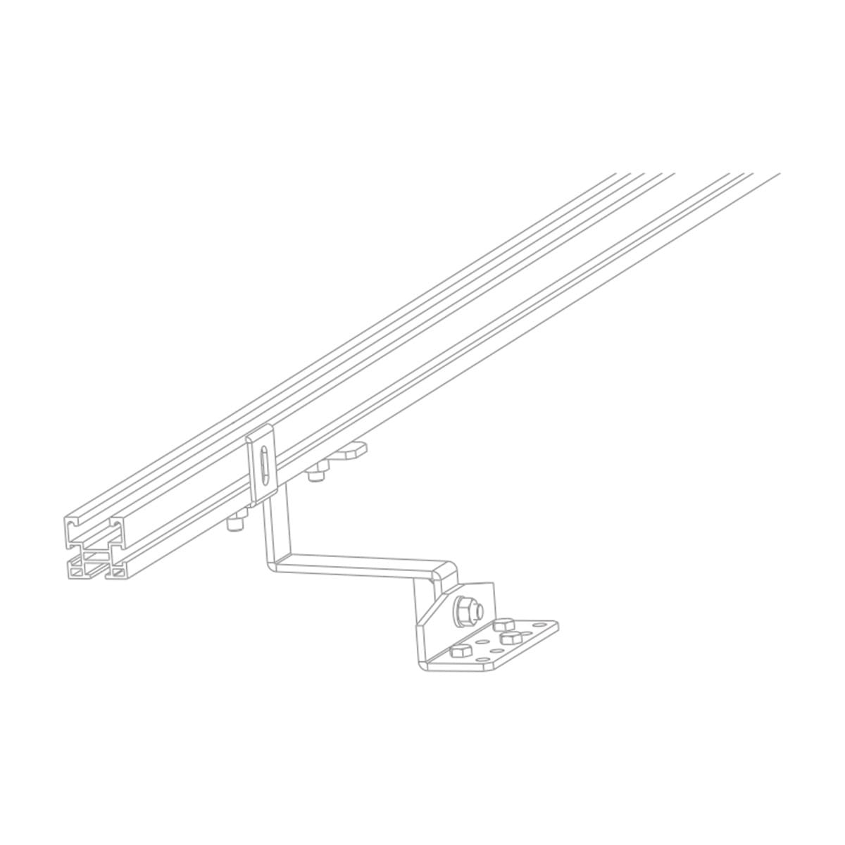 Thermador - Kit de reprise d'effort pour STRATOSDRsupport Panneau solaire thermique