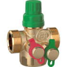Thermador - Vanne laiton avec prises de pression 3/4" mâle plage de débit 0,08 à 0,80 m3/h