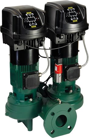 Thermador - Pompe en ligne électronique double KLPE 80/1200M à brides