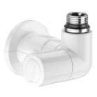 Thermador - Robinet thermostatisable double équerre gauche blanc M23x1,5