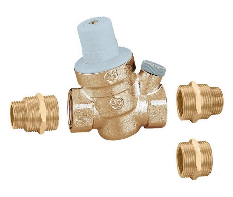 Thermador - Réducteur de pression FF 3/4". Sans mano. Eau froide + 3 raccords multifiletés