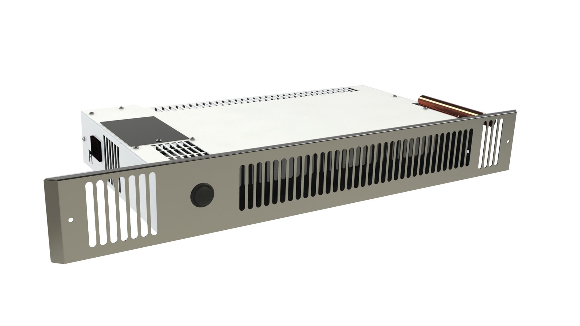 Thermador - Radiateur Space Saver hydraulique, grille inox pour volume pièce jusqu'à 46m3