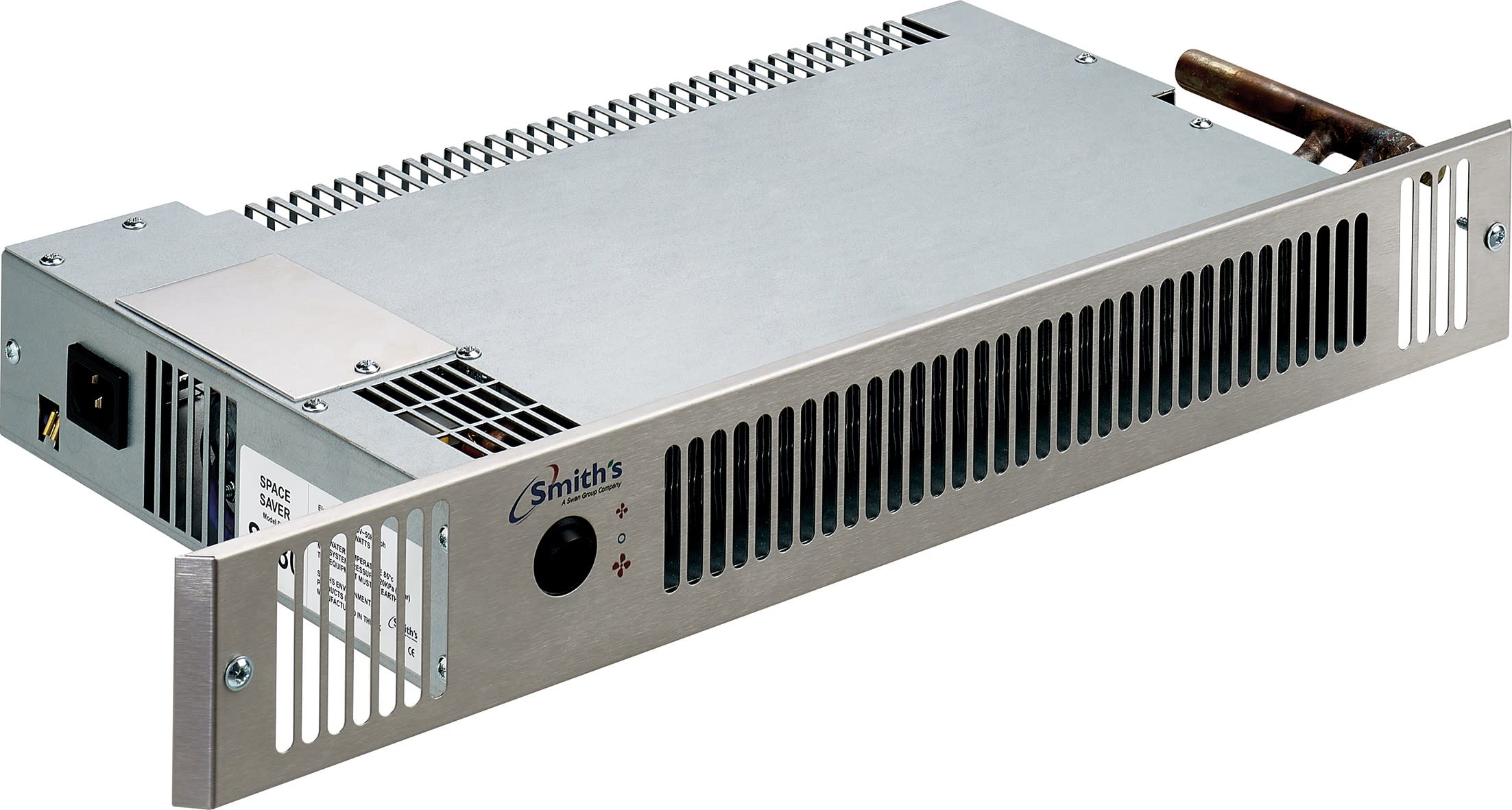 Thermador - Radiateur Space Saver hydraulique, grille inox pour volume pièce jusqu'à 24m3