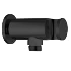 Thermador - Prise eau + support douchette NOIR base Ronde Métal