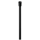 Thermador - Flexible de douche PVC métallisé noir. Anti-torsion avec écrou tournant.150cm