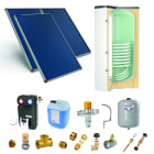 Thermador - Pack A-CESI avec appoint élec.300L blanc -3 panneaux-fix. toit. plat+ access