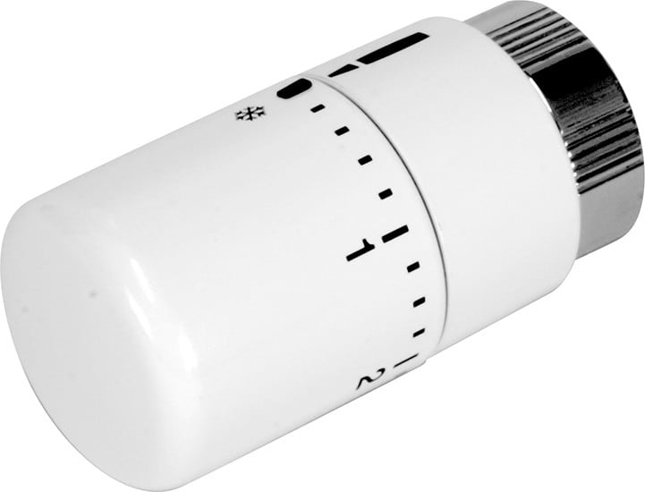 Thermador - Tête thermostatique ILHINA Blocable Blanche RAL 9016métal M30x1.5