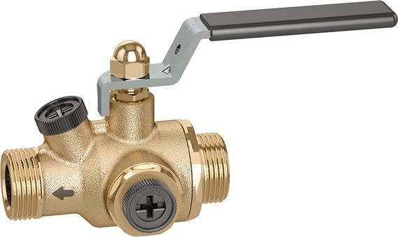 Thermador - Vanne à Sphère, Clapet Extractible 1/2"M ACS PN10 Tmax +90°C