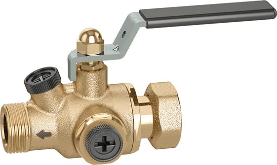 Thermador - Vanne à Sphère,Clapet 3/4"M Ecr.Tournant ACS PN10 Tmax +90°C