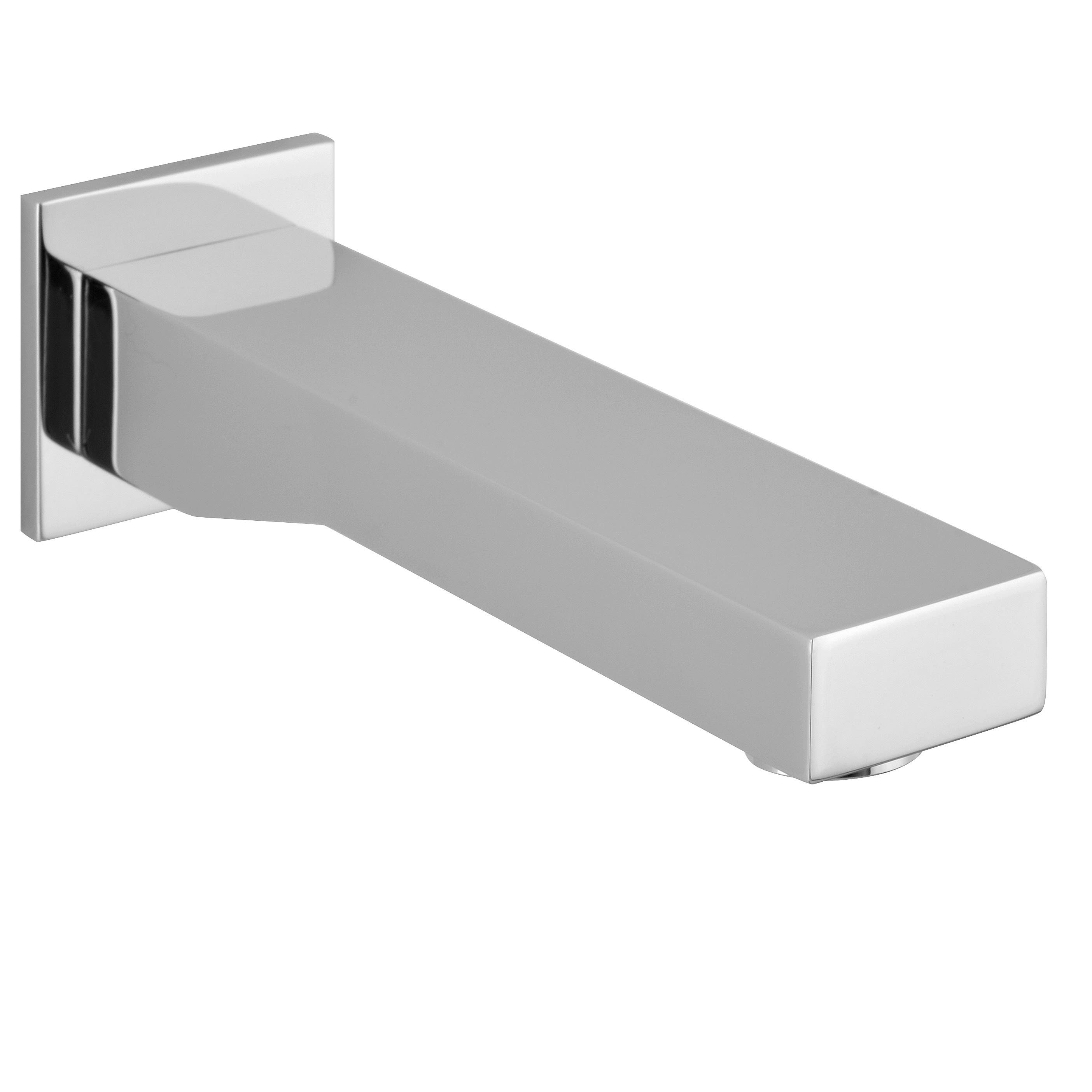 Thermador - Bec baignoire laiton chromé pour sys. encastré. Section carrée. Longueur 187m