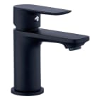 Thermador - Mitigeur pour lavabo Jezio noir - vidage clic-clac ABS coupelle métal assortie