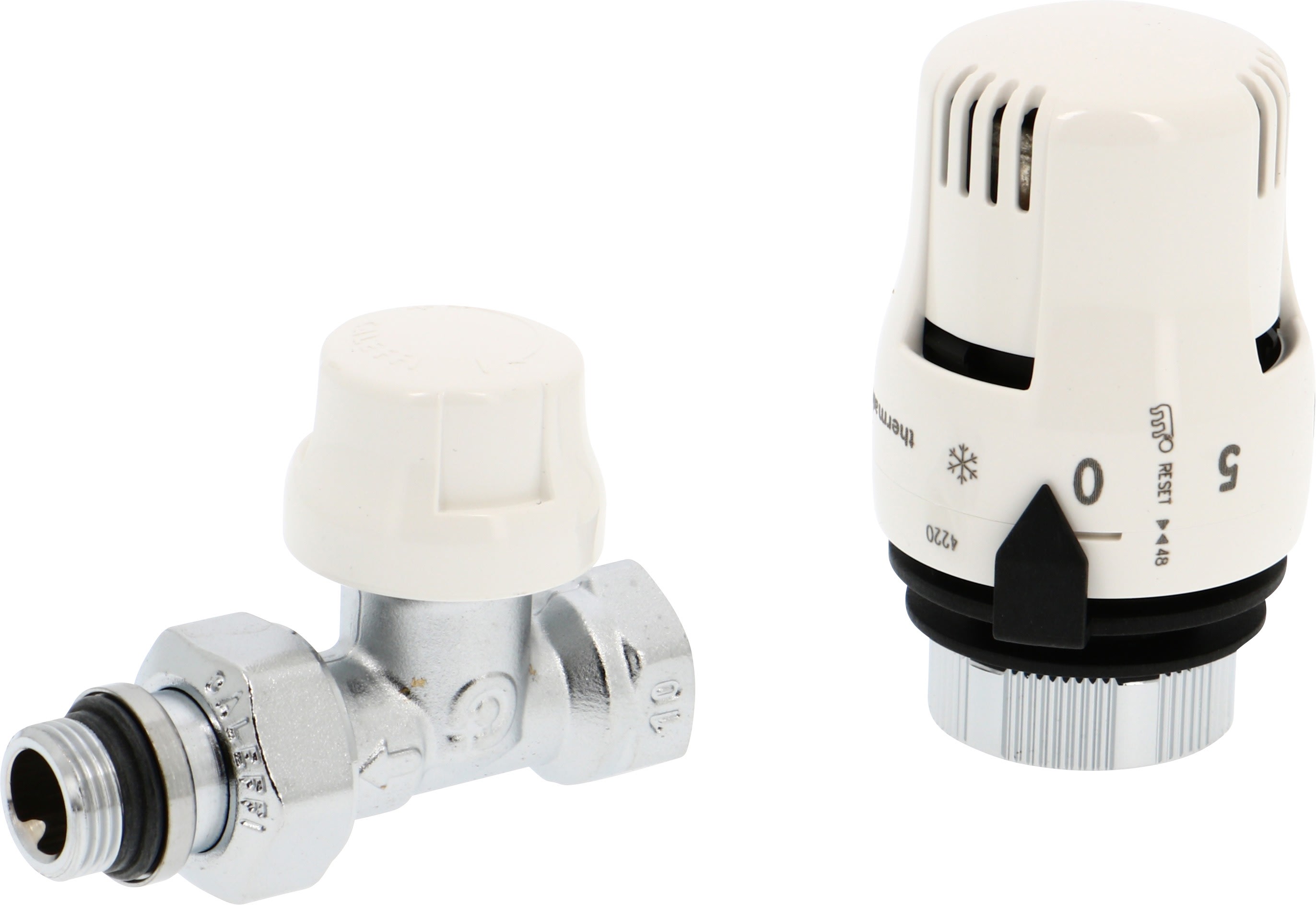 Thermador - Tête Thermostatique+corps chromé 1/2" DrTTC + CT15D CA 0,2K