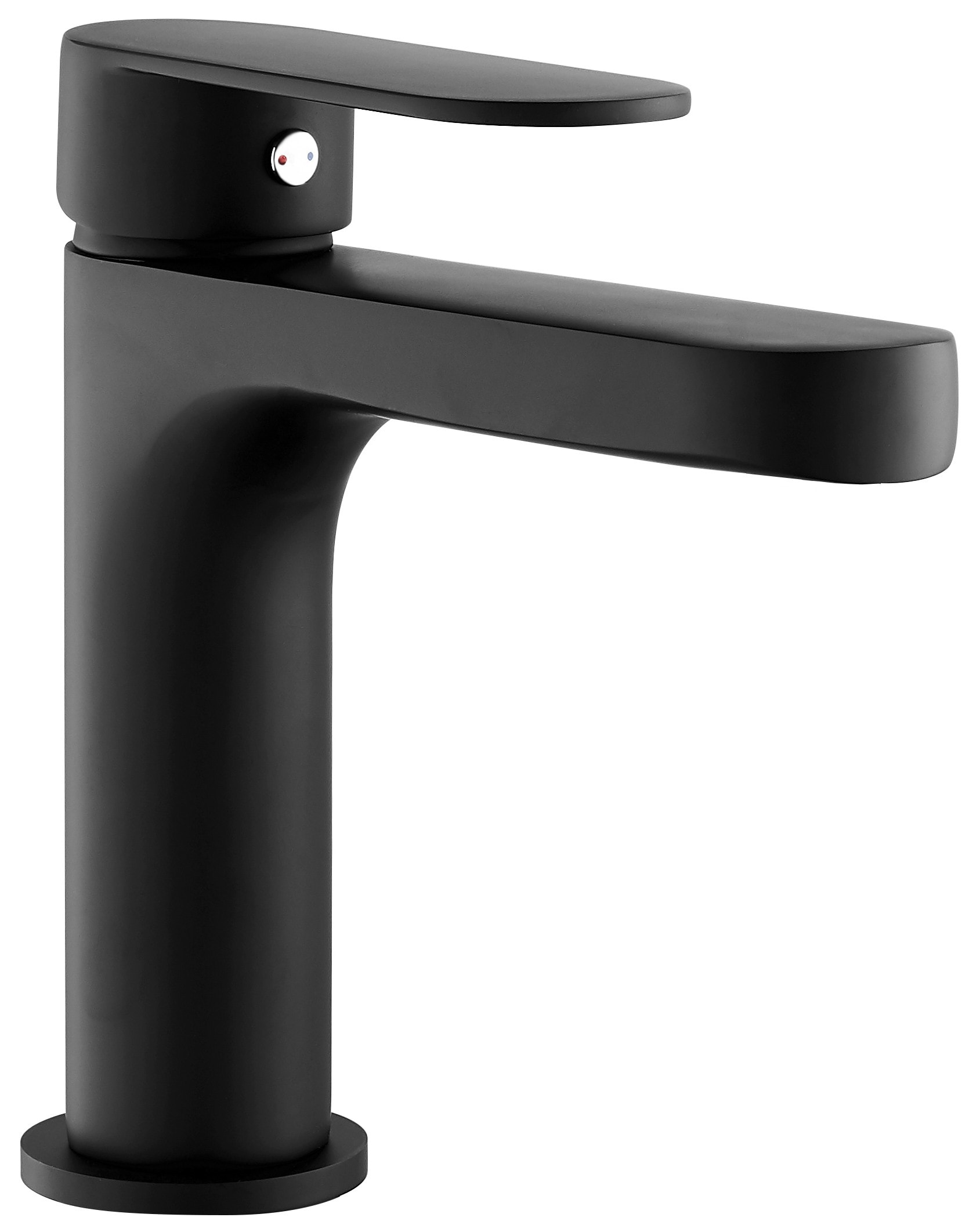 Thermador - Mitigeur medium pour Lavabo WOSSA noir- vidage clic-clac ABS coupelle métal a