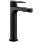Thermador - Mitigeur haut pour lavabo Wossa noir - vidage clic-clac ABS coupelle métal assor