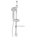 Thermador - Barre douche inox chromé 60cm - Douchette 3jets - Flexible 175cm - porte-savons