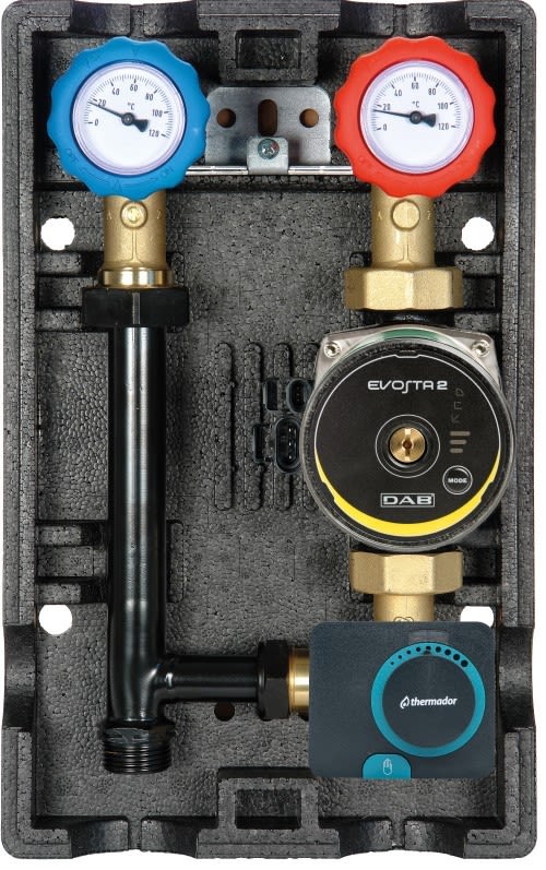 Thermador - Groupe DN25 + Circulateur DAB + SM230Sservomoteur 3 pts 230V