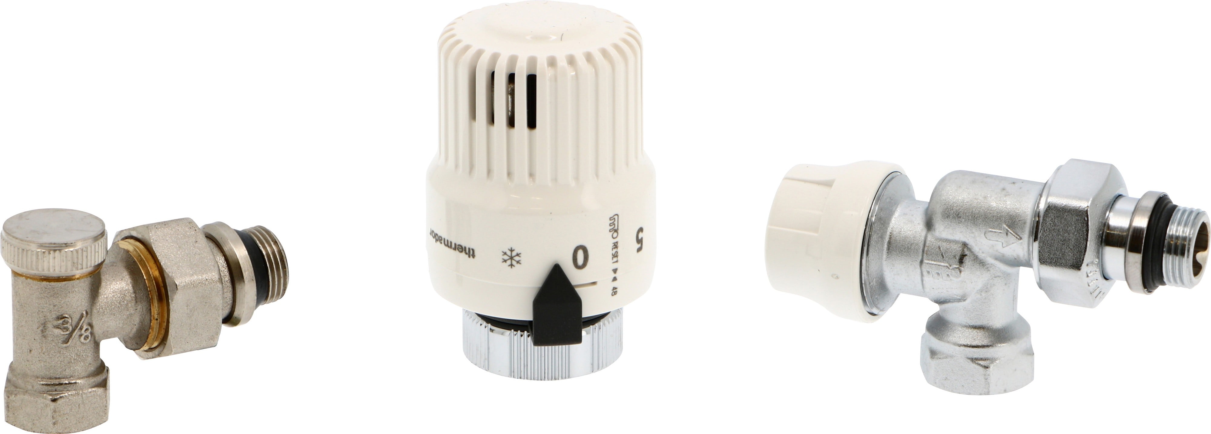 Thermador - Kit rad. EUROPE 3 pces DN15 Eq.InverséeTTE + CT15EI + CR15N