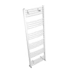 Thermador - MAHANA Galbé Mixte 600X1775 Acier BlancSèche-Serviette 858W + kit élec 750W