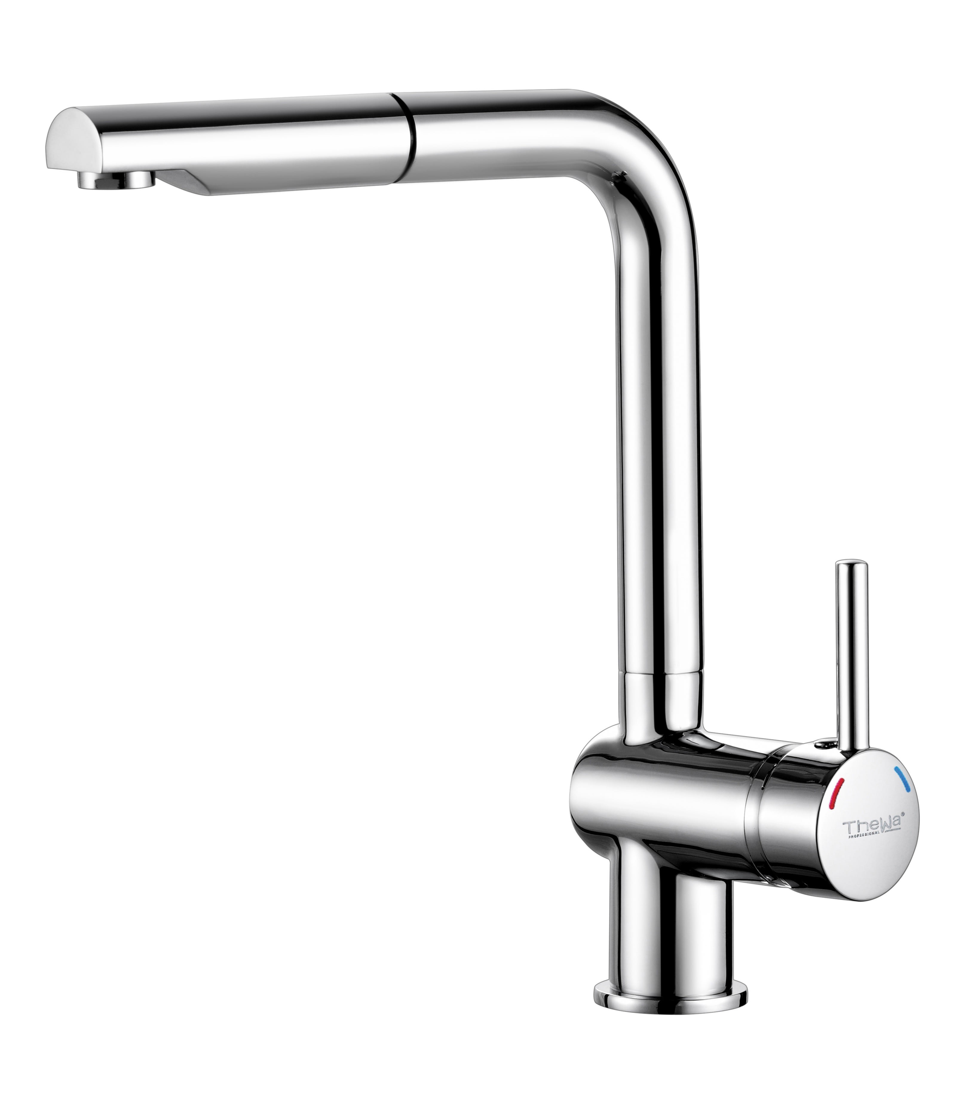 Thermador - Mitigeur avec bec extractible pour évier. TANER chromé