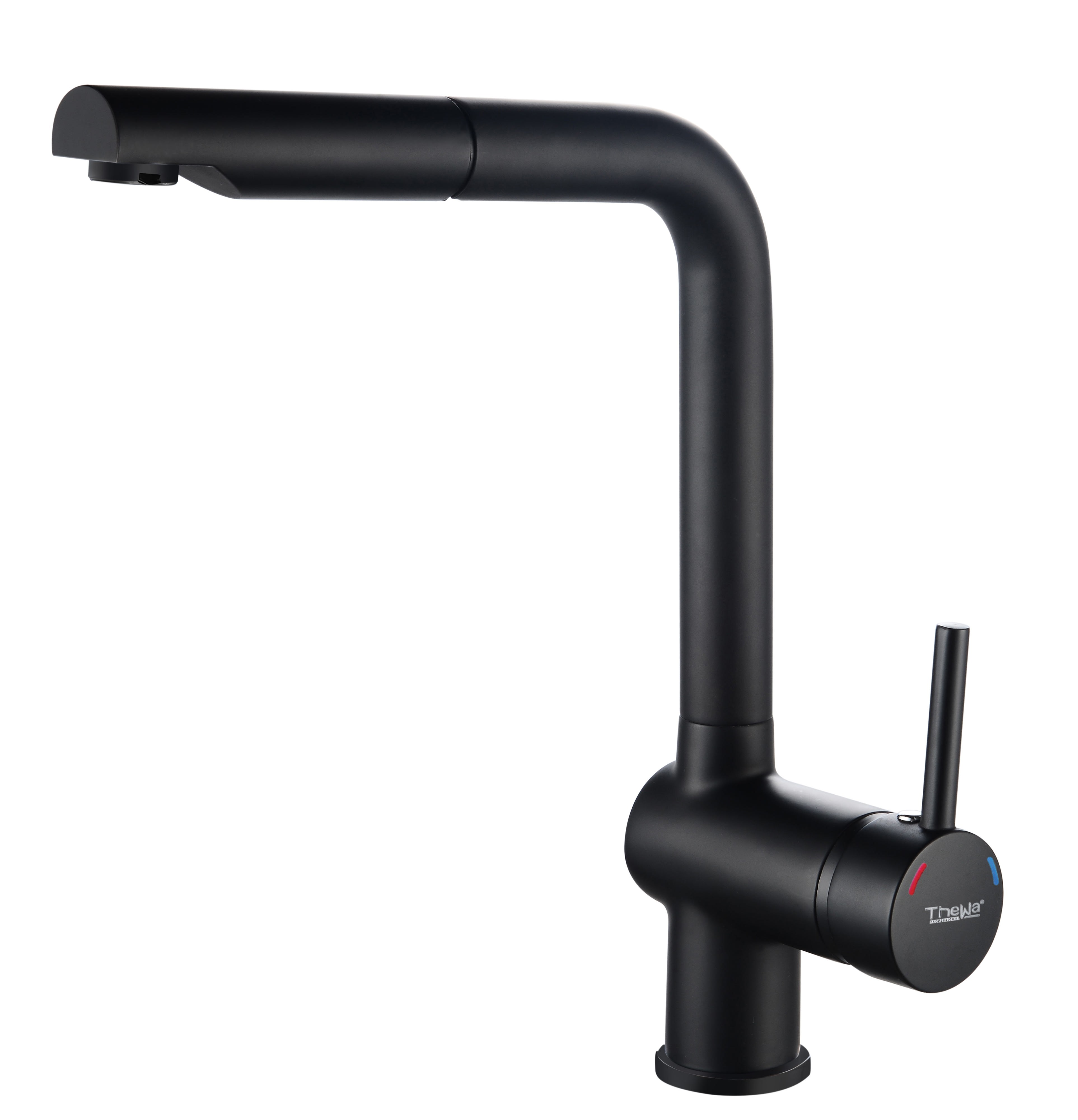 Thermador - Mitigeur avec bec extractible pour évier. TANER noir