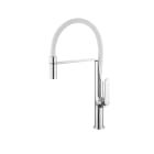 Thermador - Mitigeur avec Bec flexible pour évier. TUBIG blanc
