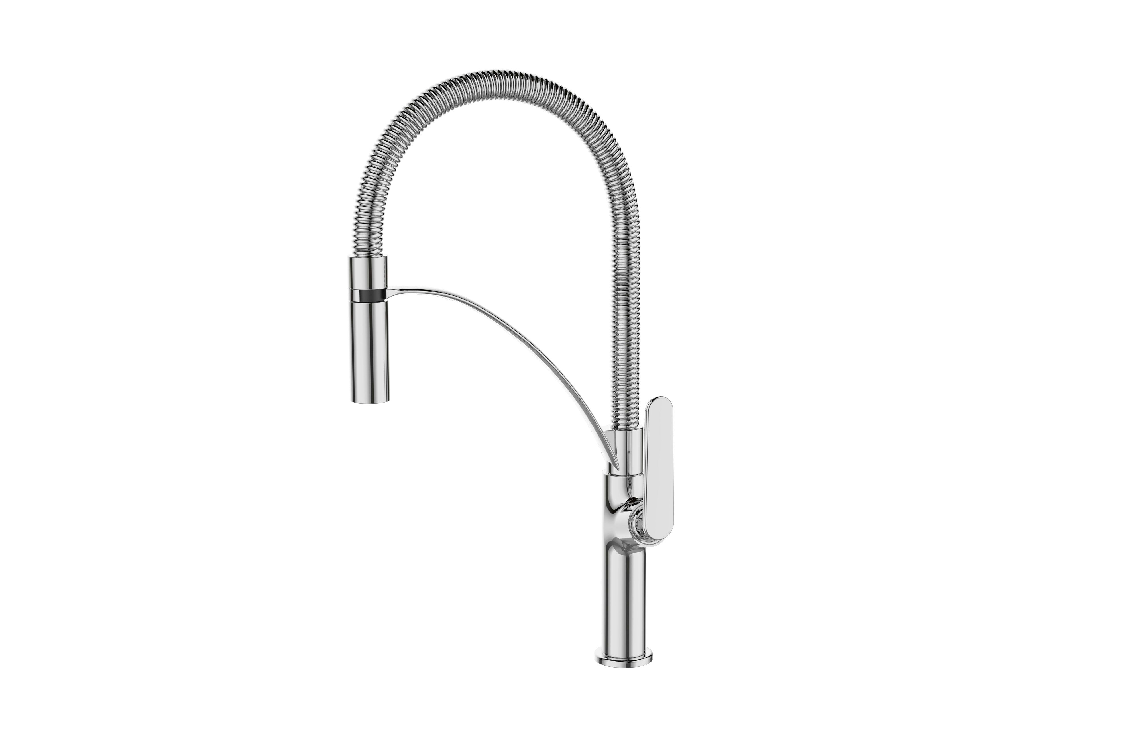 Thermador - Mitigeur avec Bec flexible pour évier. TUBIG chromé