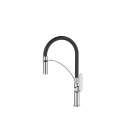 Thermador - Mitigeur avec Bec flexible pour évier. TUBIG chromé/noir