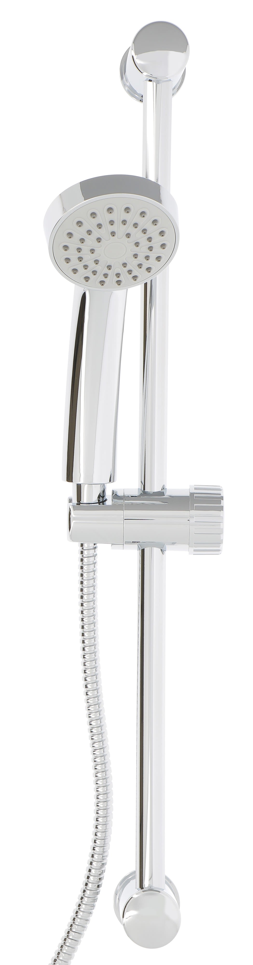 Thermador - Barre de douche inox chromé 60cm - Douchette 1jet - Flexible 150cm