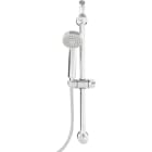 Thermador - Barre de douche inox chromé 50cm Ø 25 mm 1 point fixe + 1 point régable
