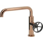 Thermador - Mitigeur type industriel pour lavabo Vatura rose gold PVD - sans vidage