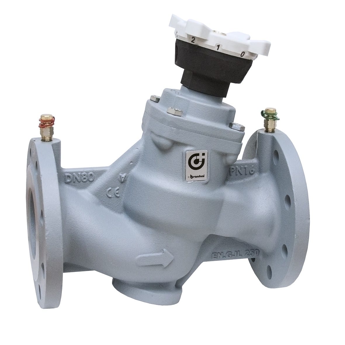 Thermador - Vanne Equilibrage Manu Fonte PN16 DN80 Kvs 111.9 m3/h