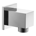 Thermador - Prise eau laiton noir mat base Carré Métal Entrée Sortie MM15-21