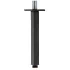Thermador - Bras de douche plafond 200mm noir carré