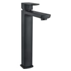Thermador - Mitigeur haut pour lavabo Dour noir - vidage clic-clac laiton assorti