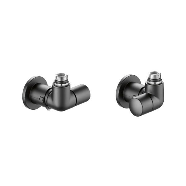 Thermador - Robinet thermostatisable double équerre gauche noir M23x1,5