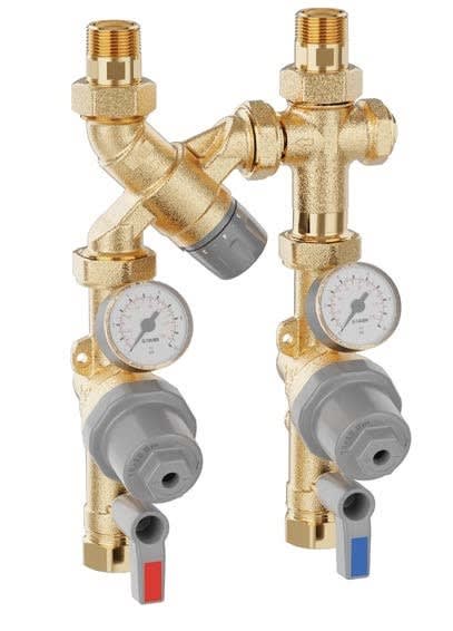 Thermador - Groupe Pression Mitigeur REDMIX 3/4" avec Clapet, Filtre